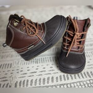 Nautica Toddler Boy Brown Lace Up Boots